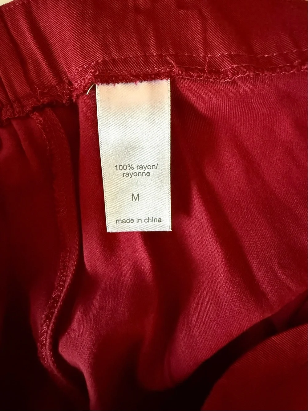 Maurices Raspberry Button-Front Skater Skirt